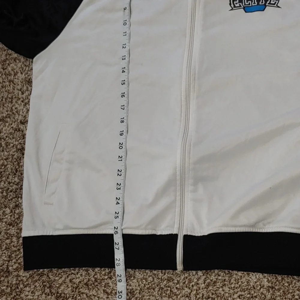 MMA Elite Serpents Men's Full Zip White Track Jacket Size XL